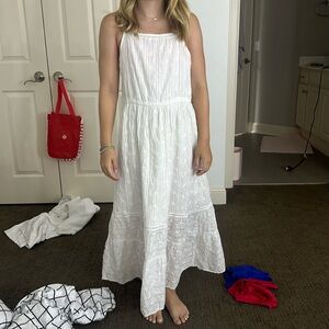 Long white dress